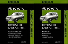 2004 Toyota Land Cruiser Factory Shop Service Manual 2004 Toyota Land Cruiser Factory Shop Service Manual
