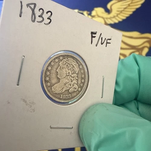 1833-P Capped Bust Dime — photo from another recent sale