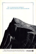The Prudential Insurance Rock Solid Real Estate Investment Vintage Print Ad 1992
