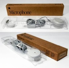 Vintage 1991 APPLE MAC MACINTOSH MICROPHONE - 699-5103-B Boxed WORKING