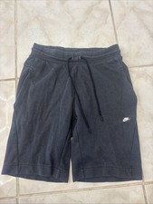 Nike Black Sweat Shorts Men s Size Small Drawstring 100 Cotton