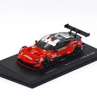 Spark 1:64 AUTECH Z No.23 GT500 SUPER GT 2025 Red Diecast Model Car