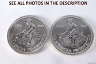 NobleSpirit (LG) 2x Engelhard 1oz Troy .999 Fine Silver Round 1986 Prospector