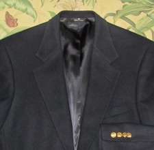 Vtg RALPH LAUREN Polo University Club Blazer Gold Buttons Fits Like a 44R