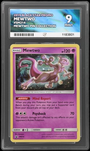 Mewtwo graded ACE 9 for sale on eBay