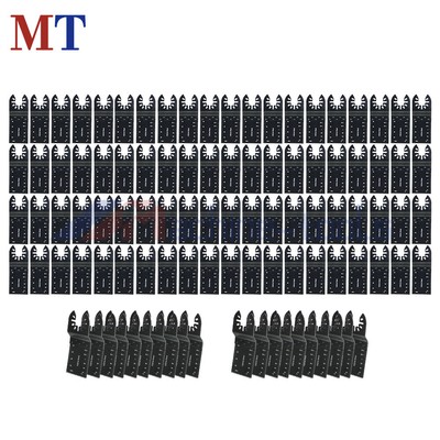 100 Pack Oscillating Tool Blades Professional Universal Oscillating Saw Blades