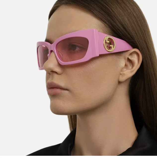 Gucci Oversized Pink Sunglasses for Women for sale | eBay