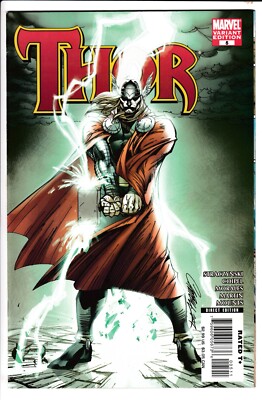 THOR #5, CAMPBELL VARIANT, 1st LADY LOKI, NM-, Marvel Comics (2008)