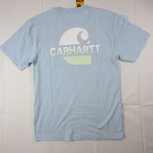 Carhartt Men's Loose Fit Heavyweight Short Sleeve Pocket C Graphic T-Shirt Moons - Afbeelding 1 van 3
