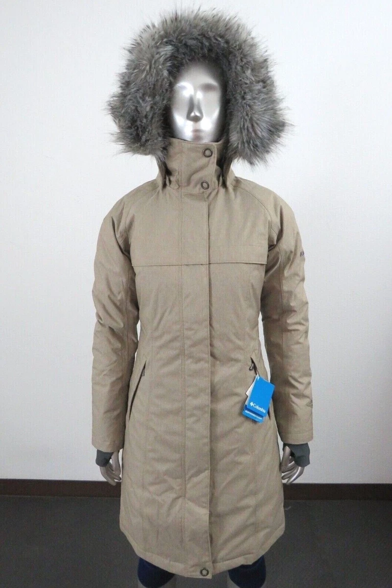 Columbia women's flurry run down long omni heat jacket coat hooded parka cheap