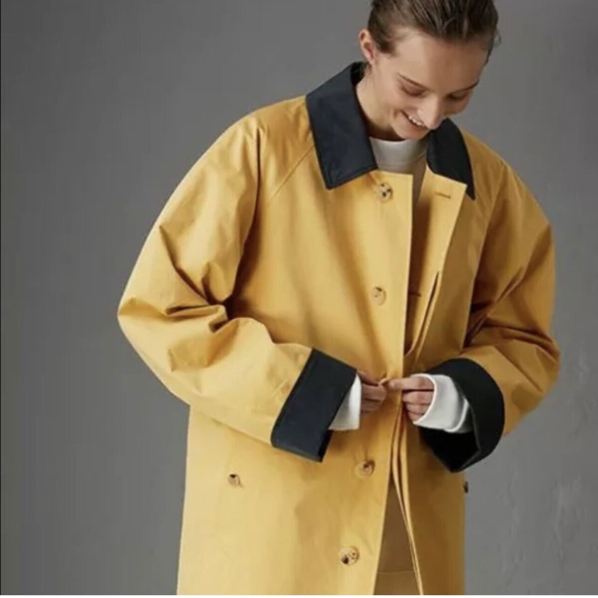 BURBERRY 1990's BIDMIN CAR COAT REISSUED WAXED GABARDINE BURBERRY 1990's BIDMIN CAR COAT REISSUED WAXED GABARDINE