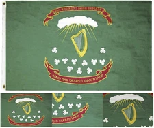 3x5 Embroidered Sewn 69th Regiment Irish Brigade 100% Cotton Flag Banner 