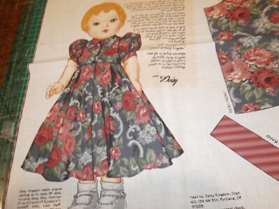 DAISY KINGDOM PATTY'S ATTIC CUT & SEW PANEL DRESS FOR 17''-18'' DOLLS