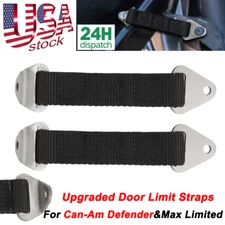 2X Upgraded Door Limiting Straps Belt For Can-Am Defender & Defender Max Limited