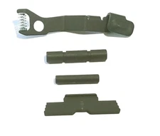 Ghost OD Green Extended Slide Stop Release Control Kit For Glock 43 43X 48