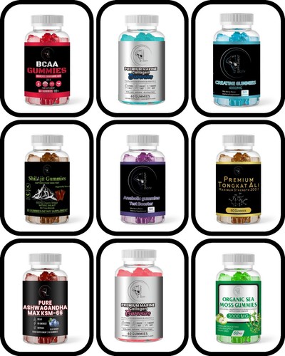 ORGANIC SHILAJIT GUMMIES MAX STRENGTH + TONGKA ALI ULTIMATE COMBO MALE POWER - Picture 9 of 9