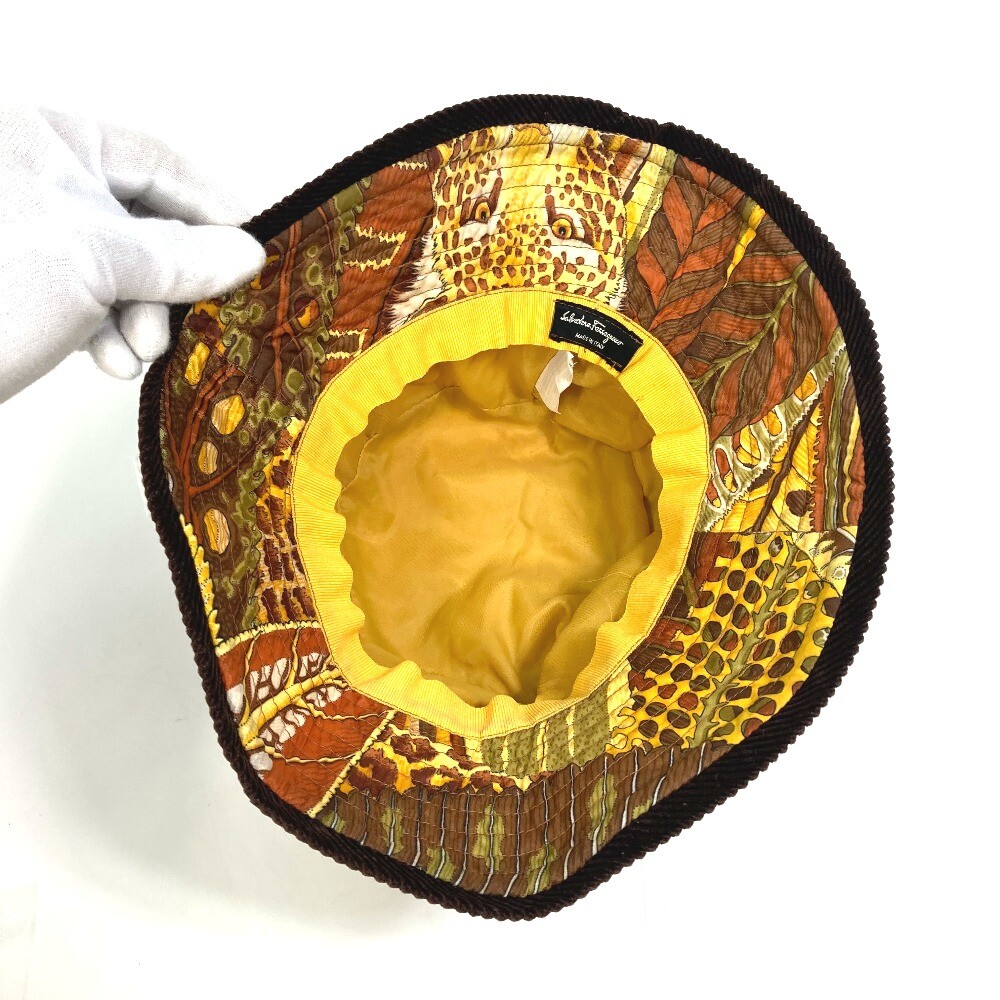 Salvatore Ferragamo Leopard leopard Animal Quilted hat hat  display picture 2