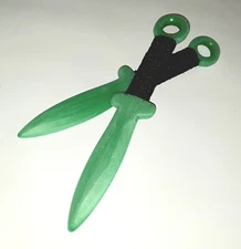 Double Daggers Training Knife Trainer Jade Green Shaolin Dagger Practice Kung Fu