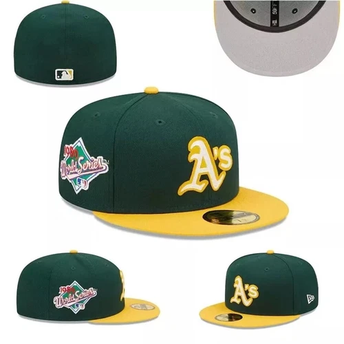 Neu Oakland Athletics Baseball Ära Mütze 59FIFTY eng anliegende Mütze -5950-16 - Bild 8 von 41