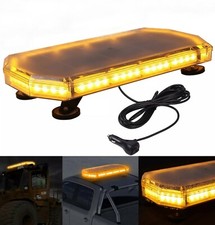 12V Recovery Light Bar Warning Strobe LED Amber Blinklicht Auto LKW Dach 