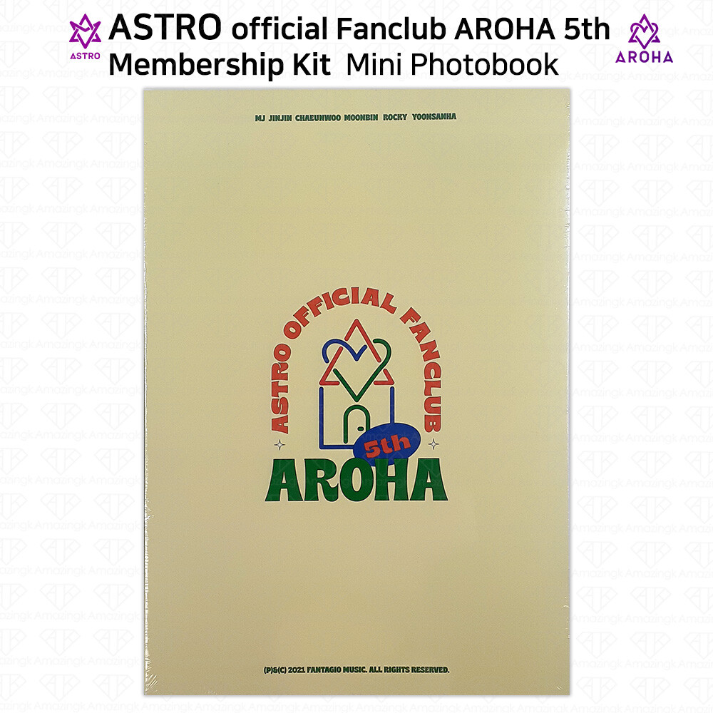 ASTRO 5th Official Fanclub AROHA Membership Kit Poster