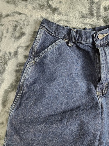 Wrangler Boys Jeans Short's Straight Fit Blue Denim Dark Wash 18 Regular - Picture 5 of 10