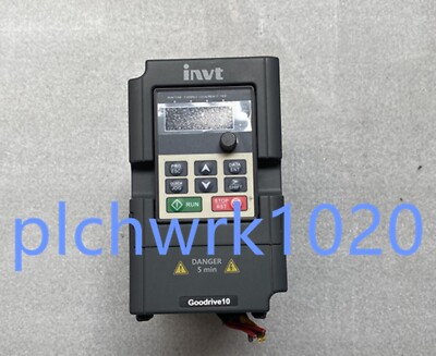 1 PCS invt single-phase 220V 0.75KW inverter GD10-0R7G-S2-B in good condition