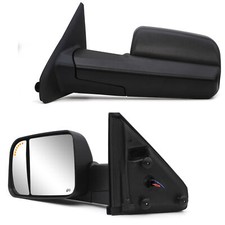 Pair Tow Mirrors For 02-05 150003-09 2500 3500 Dodge Ram Power Heated Signal