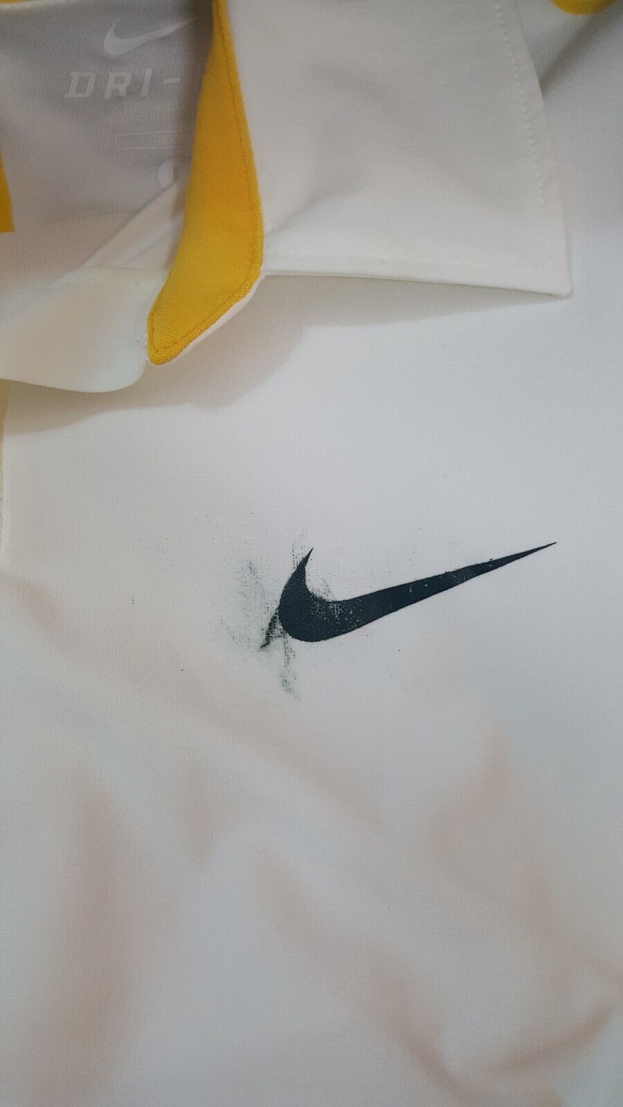 Nike Roger Federer "RF" Tennis Polo Shirt L Damag… - image 2