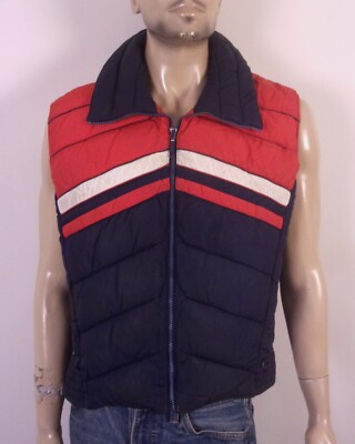 vintage 70s Mountain Goat by White Stag ReTrO Full Zip Vest Camp Chevron XL