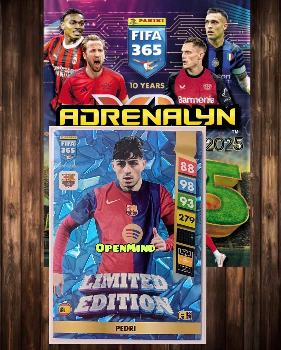 Panini Fifa 365 2025 Limited Edition card PEDRI - Barcelona | eBay
