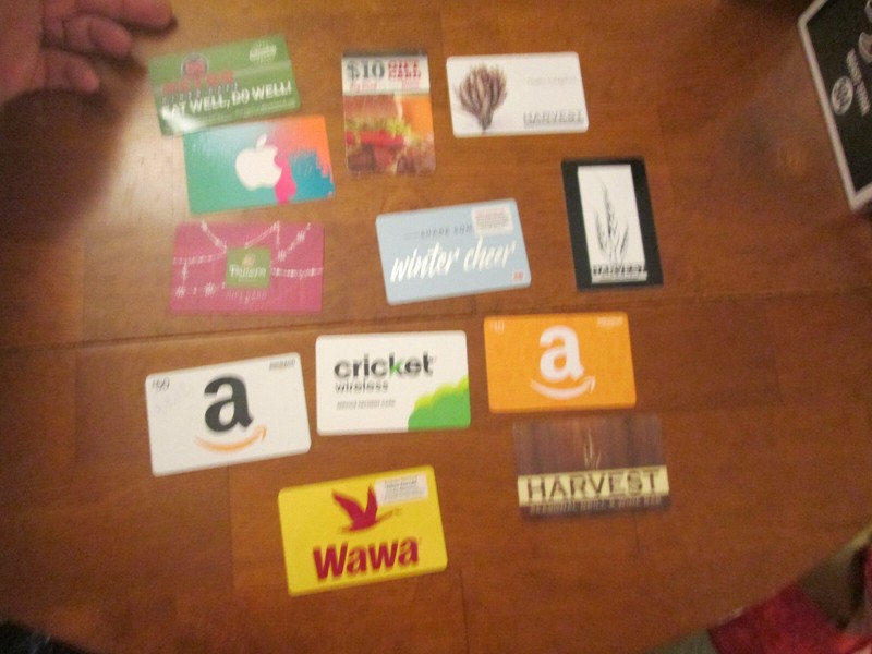LOT 12 GIFT CARDS HARVEST AMAZON PANERA DIFFERENT COLLECTIBLE No Cash Value 