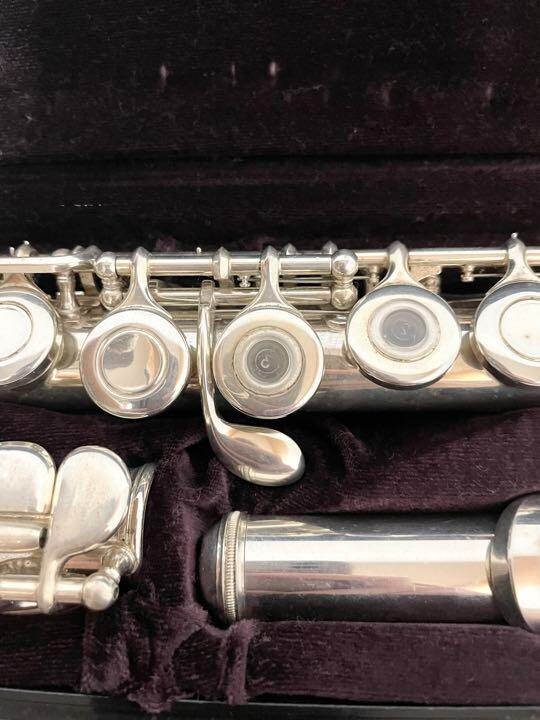 Yamaha YFL-261S II Flute Silver Open Hole w/Case | eBay