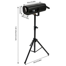 5Color LED Follow Spot Light DJ Party Theater Disco Stage Spotlight with Stand