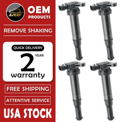 4x Ignition Coil for Kia Carens FC Clarus GC K9A Shuma FB 1.8i 27301-23400