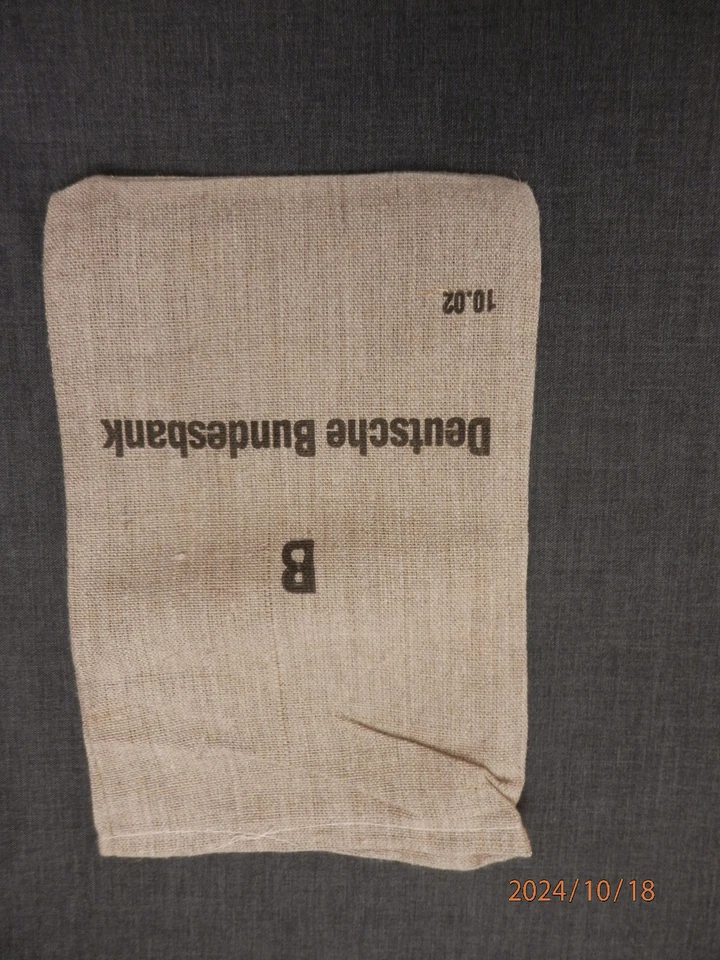 mit Fehlern 12 X GELDSACK B oder C  Upcycling DEUTSCHE BUNDESBANK - Bild 2 von 4