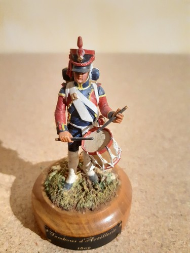 Figurine Artiste En Plomb - Tambour Du Génie - Modèle V3 - Miniature Suisse