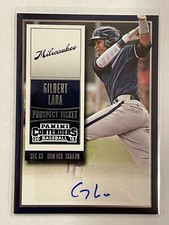 2015 Panini Contenders Prospect Ticket Gilbert Lara Auto #20 MLB Baseball