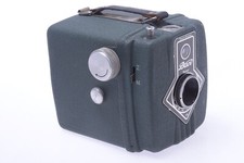 DACORA DACI ROYAL GREEN METAL BOX CAMERA FOCUS MODEL 6X6CM 120 ROLL FILM