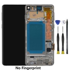 Replacement TFT LCD Display Touch Screen Digitizer Silver For Samsung S10 G973