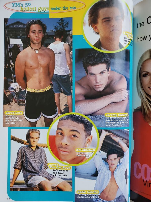 1998 YM Young & Modern magazine David Boreanaz JNCO Devon Sawa Jared Leto RARE