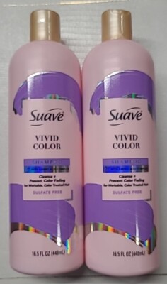 2 Pc Set Suave Vivid Color Shampoo with Amino Acid Complex 16.5oz each (B2-G7)