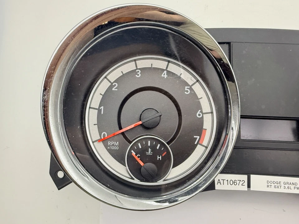 Medidores de cuadro de instrumentos velocímetro OEM 15-18 Dodge Grand Caravan RT SXT 3,6 L Foto 3 de 4