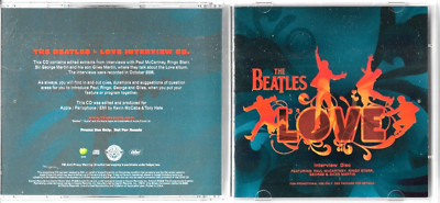 The Beatles - LOVE Interview Disc - Scarce 2006 USA promo only CD