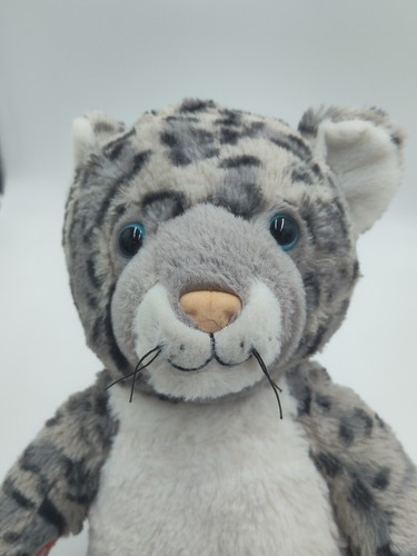 Peluche Build A Bear Snow Leopard gris/blanco 16" - Imagen 8 de 8
