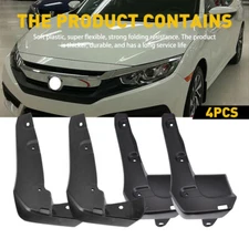 4PCS FOR 2016-2020 Honda Civic Sedan Splash Guards Mud Flaps Mudguard Kit Set US
