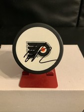 Scott Laughton Philadelphia Flyers Autographed Hockey Puck NHL #1500