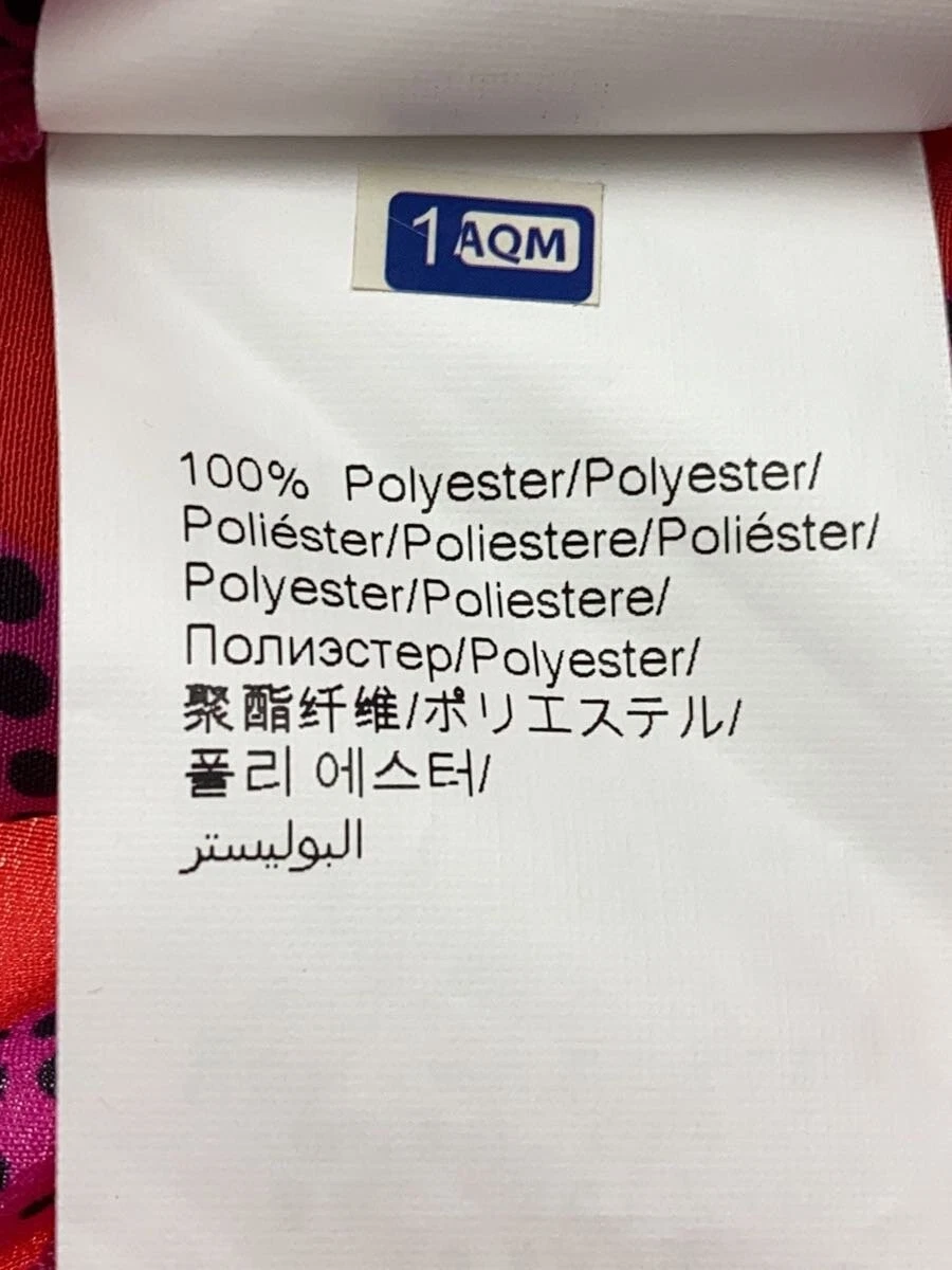 Abito manica corta KENZO taglia 38 poliestere rosa fantasia all over F352RO121522