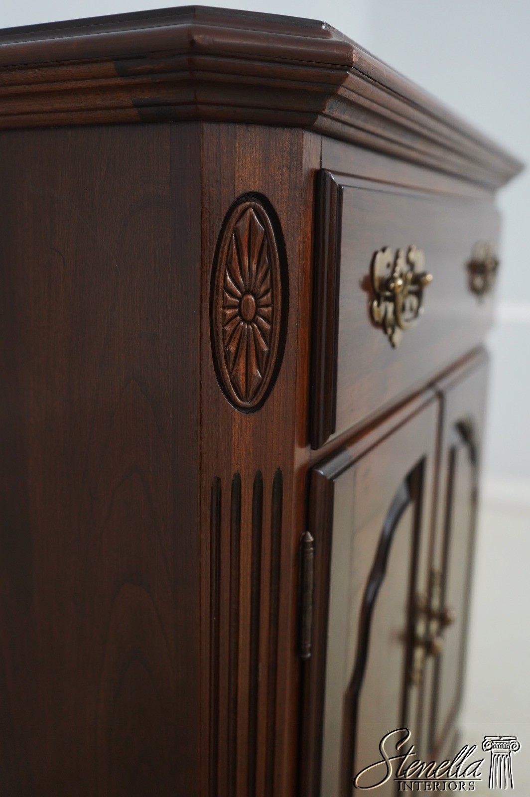 F70902: ETHAN ALLEN Cherry Georgian Court Lingerie Chest