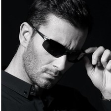 Aluminum HD Polarized Photochromic Sunglasses Men UV400 Driving Sports Glasses 10